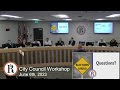 City of Republic, MO - City Council Workshop - June 6th, 2023