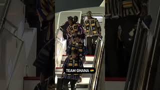 Ghana Blackstars arrive in style