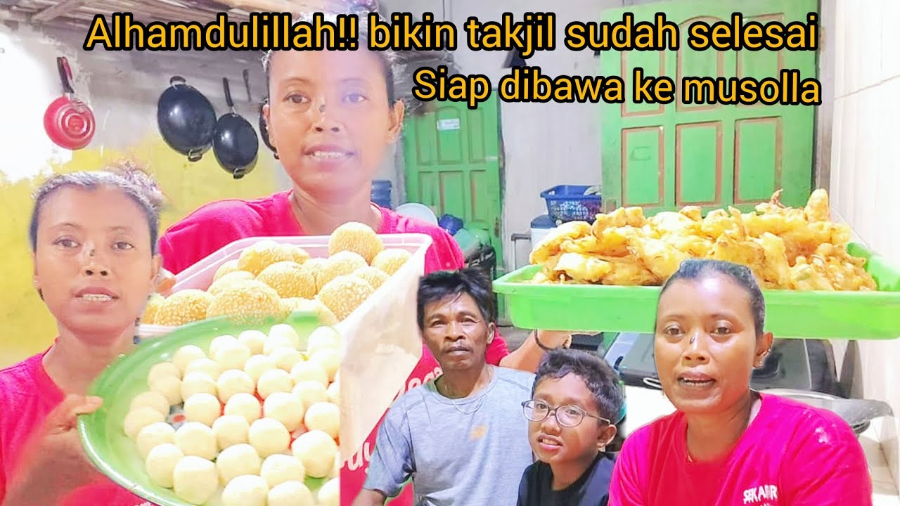 ALHAMDULILLAH‼️ BIKIN TAKJIL SUDAH SELESAI SIAP UNTUK DIBAWA KEMUSOLLA