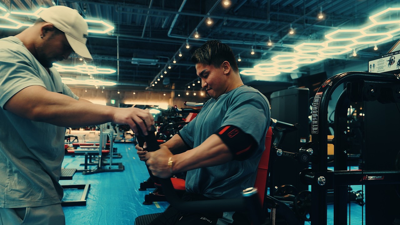 【完成間近】六本木の新メガジムを貸し切ってガチ胸トレ