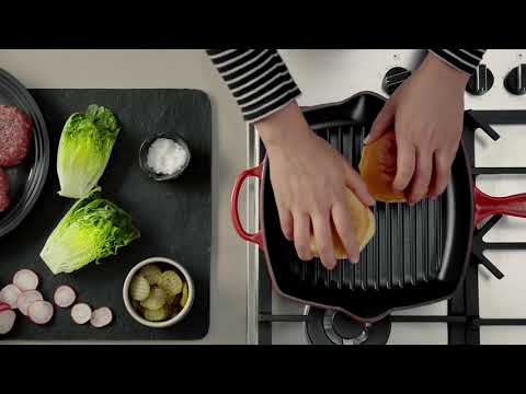 Le Creuset 26cm Cast Iron Square Grillit