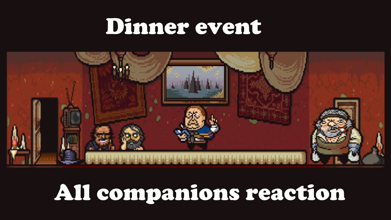Dinner event (all companions reaction) - Lisa The Pointless Ultimate Modpack
