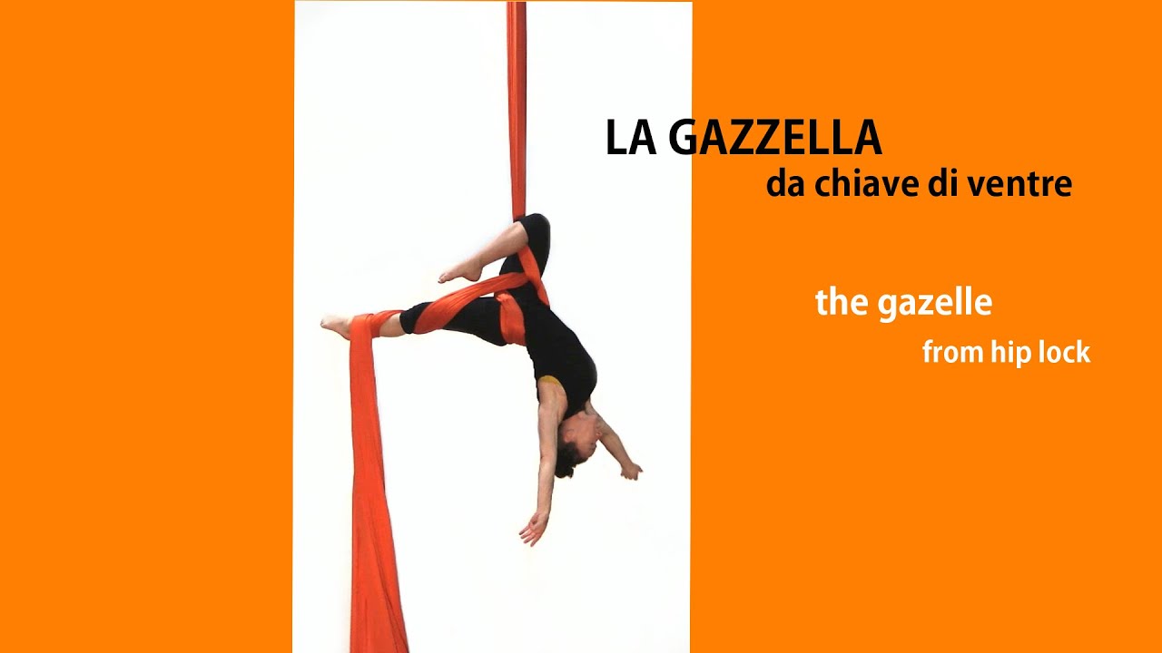 Tessuti aerei PRINCIPIANTI - La gazzella, #beginners #aerialsilk #danzaaerea #tessuti