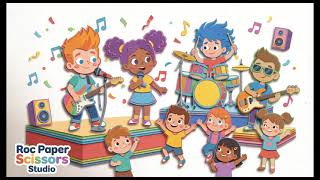 Rock Paper Scissors Song! 🎵 Fun Kids Interactive Song + Game Video