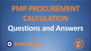 Famous PMP Procurement calculation questions (2022)  #PMP #PMBOK #procurement Profile