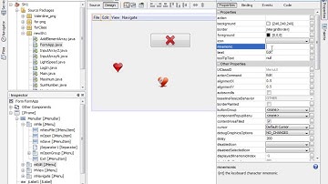 How to set mnemonic in Java Netbeans
