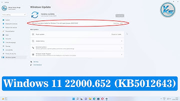 ✅ Windows 11 New Update 22000.652 (KB5012643) | Windows 11 New Update 26-04-2022