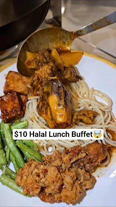 Crazy $10 Halal Buffet (Eat All you Can!) with epic Huge Menu...🤯😩at  Fame by Dads Corner