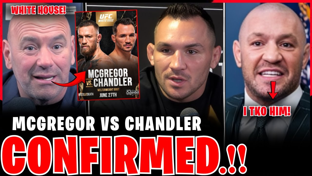 BREAKING! Conor McGregor vs Michael Chandler Confirmed at White House Event!