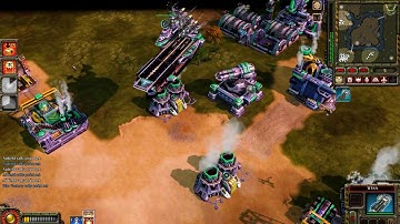 TRYING TO KILL OVERPOWERED FLYING AIRCRAFT CARRIER IN RED ALERT 3 EPIC WAR MOD