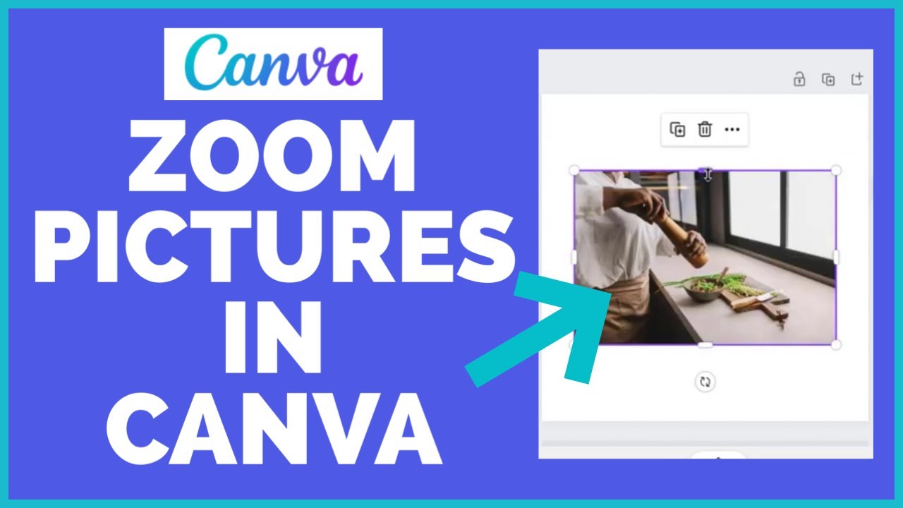 how to zoom in canva presentation