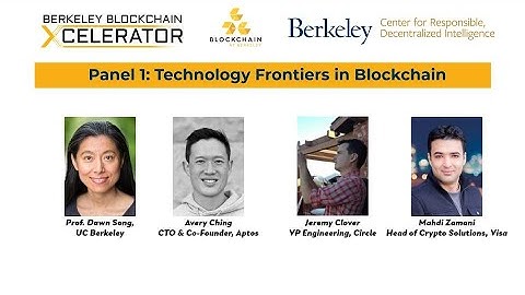 Panel 1: Technology Frontiers in Blockchain