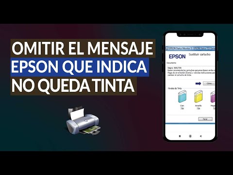 Cómo Desactivar u Omitir el Mensaje de Epson que Indica que ya No Queda Tinta