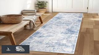 IOHOUZE Abstract Runner Rug 2x6 Ft Washable Runners for Hallways Non Slip