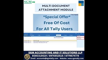 MULTI DOCUMENT ATTACHMENT IN TALLY PRIME WITH BROWSE AND ATTACHED FEATURE