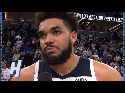 Karl-Anthony Towns Awkward Post Game Interview ?