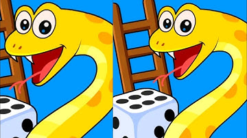 Ludo snake and ladders gameplay | Ludo and snake ladders 2 players