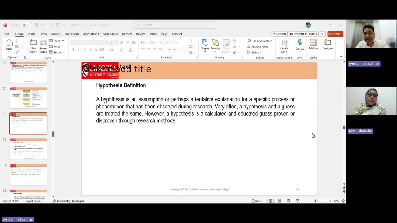 Marketing Research Class 3   5 n 6