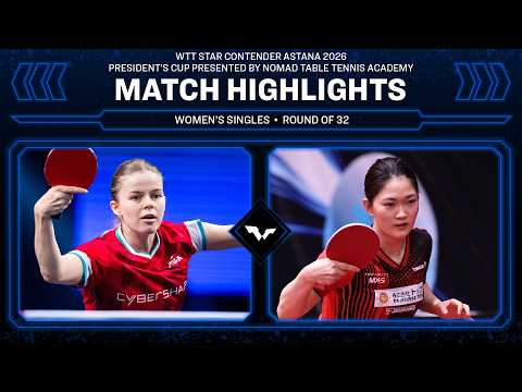 Filippa Bergand vs Miyuu Kihara | WS R32 | #WTTAstana 2026