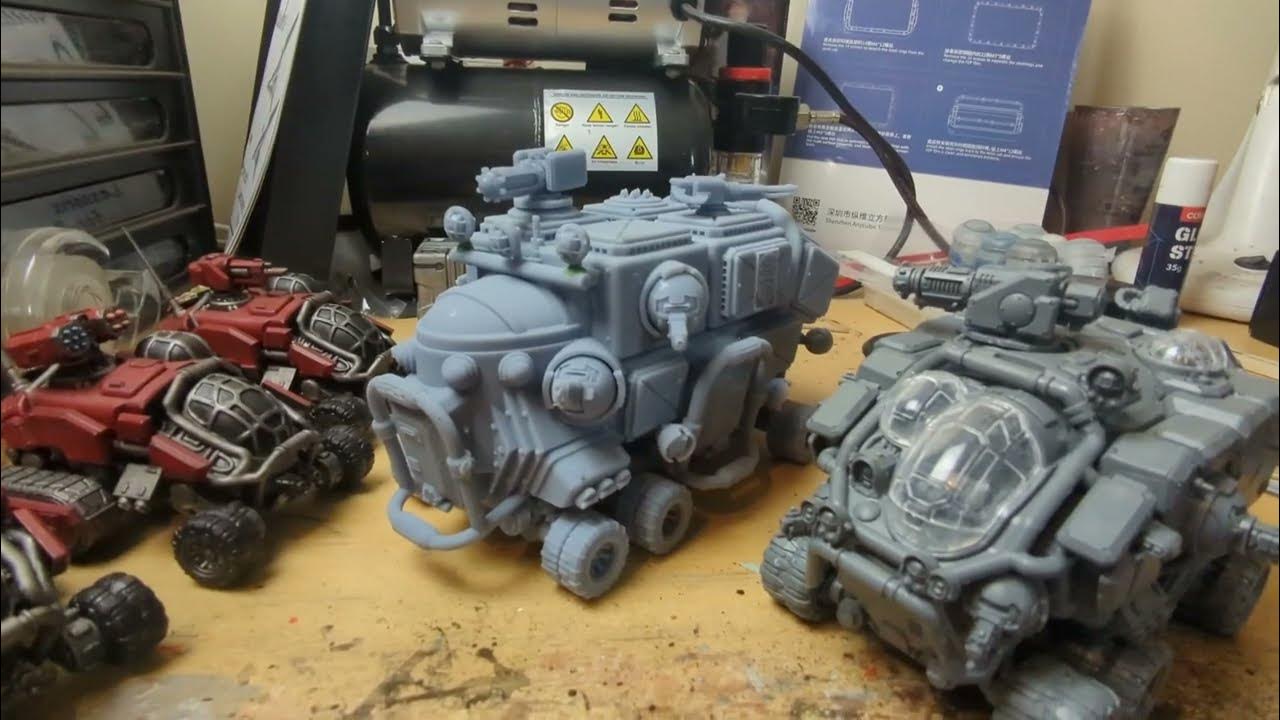 3D Printing update Leagues of Votann Sagitaurs, Hekaton Land Fortress