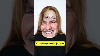 Top 10 Richest Authors in The World #shorts Net Worth