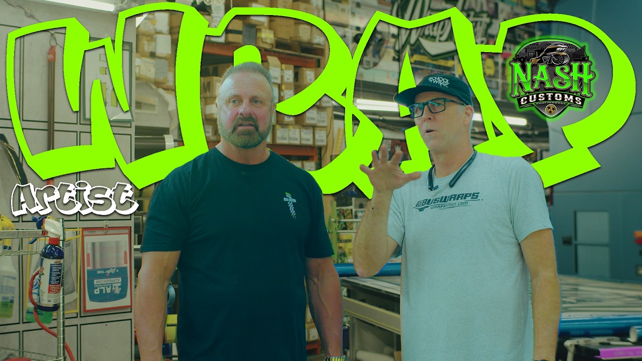 We Took the Nash Customs Touring Coach to Get WRAPPED for 2026 (Inside Nashville’s Wrap Artist!)