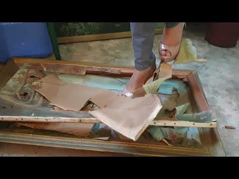 High heels crush old painting part3