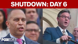 Government shutdown enters 6th day: Details