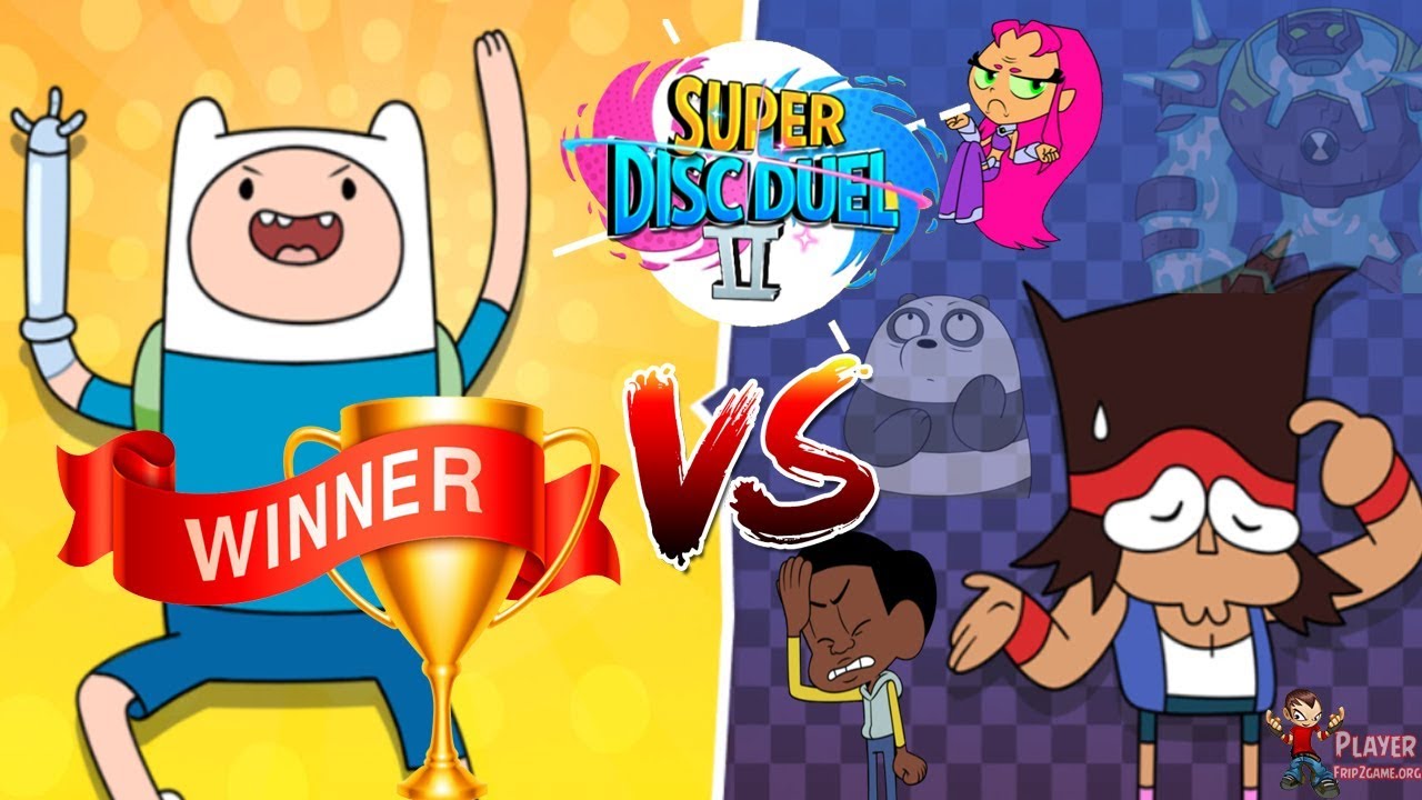 The Amazing World of Gumball Super Disc Duel II Finn Winner and