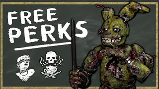 FREE PERKS Beginner Springtrap Build | Dead by Daylight