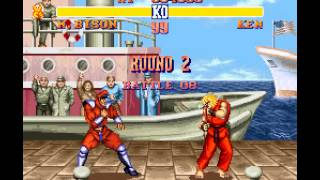 SFII World Warrior SNES - M.Bison W/ Correct Punch FX