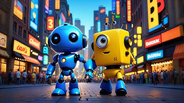 Six Little Robots Count to Ten + More Nursery Rhymes & Kids Songs