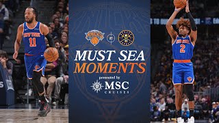 FULL Game Highlight: Knicks defeat Denver Nuggets on the road | November 25, 2024