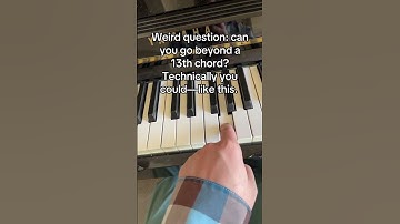 Can you go beyond a 13th chord? #musictheorylessons #musictheory #learnmusictheory