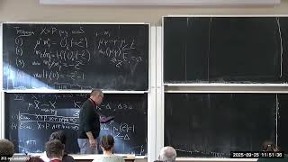 Юрий Прохоров. Особенности в бирациональной геометрии, Лекция 3