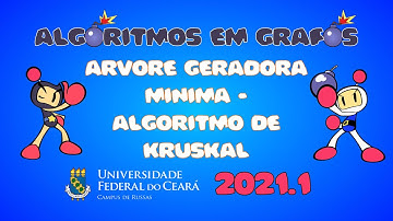 Árvore Geradora Mínima - Algoritmo de Kruskal (Turma 01)