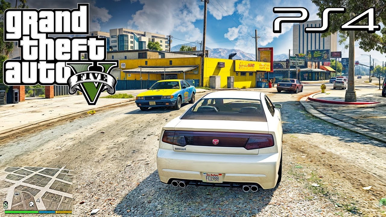 Grand Theft Auto V PS4 Gameplay - YouTube