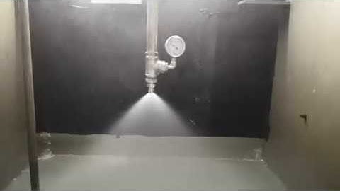 NSS - Testing Video of SS Narrow Angle Full Cone Nozzle