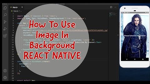 How to use background Image in React Native || mageBackground #ReactNative || By Gulsher Khan