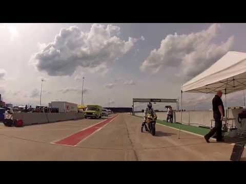 honda repsol crash at icar mirabel 2013