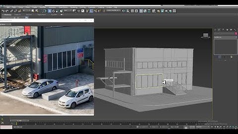 3Dsmax Tutorials, Learn 3D Modeling, Texturing & Lighting an Exterior WareHouse in 3dsmax (P2)