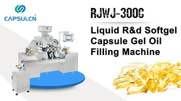 RJWJ-300C Liquid R&d Softgel Capsule Gel Oil Filling Machine