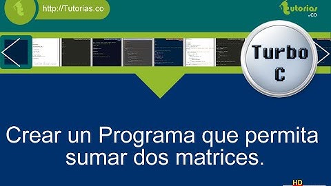 arrays – turbo C (suma de matrices)