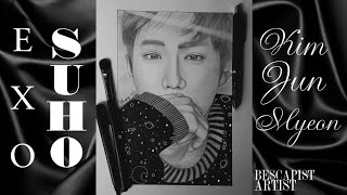 TIMELAPSE: Portrait of Kim Junmyeon (SUHO) from EXO