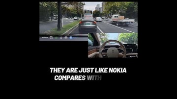 This is my autonomous driving in China. It makes BMW and Mercedes not attractive anymore.