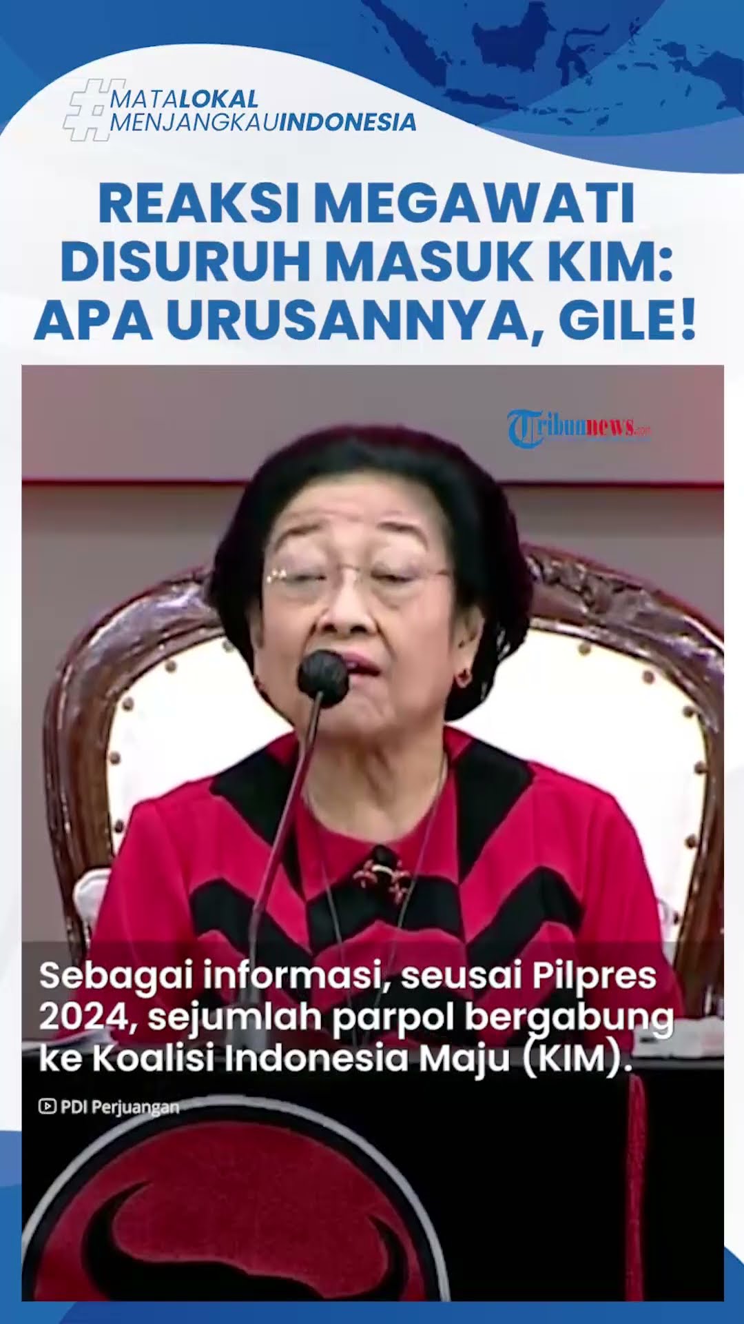 Respons Ketum Megawati soal PDIP Diminta Gabung Prabowo-Gibran ke KIM: Apa Urusannya, Gile
