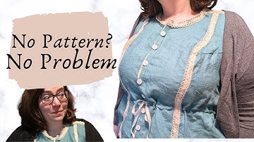 Channeling Chaos Energy to Sew an Edwardian Corset Cover Blouse with No Pattern