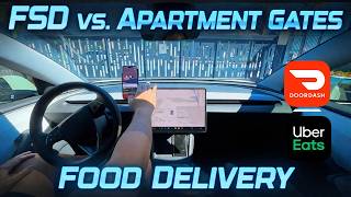 Tesla FSD vs. Apartment Gates: What Does FSD Do?! screenshot 4