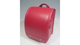 あんふぁんランドセル　カク-AF5500P　カラーステッチ　レディピンク A4フラットファイルが入る