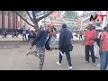 RUNNING BATTLES IN CBD! Protesters Dispersed With Teargas Over Soaring Fuel Costs!